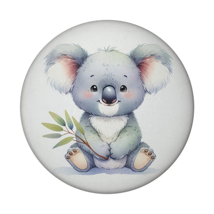 Sitzender Koala Magnet rund