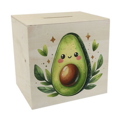 Avocado Spardose aus Holz