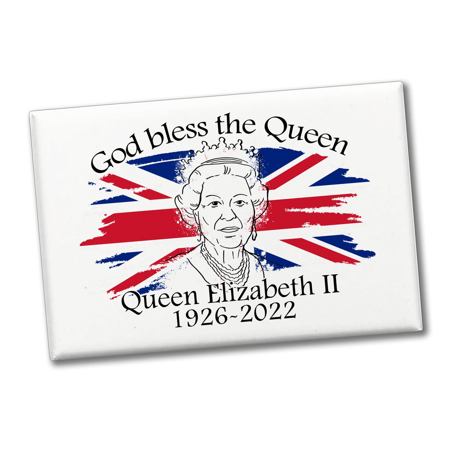 God bless the Queen Souvenir Magnet