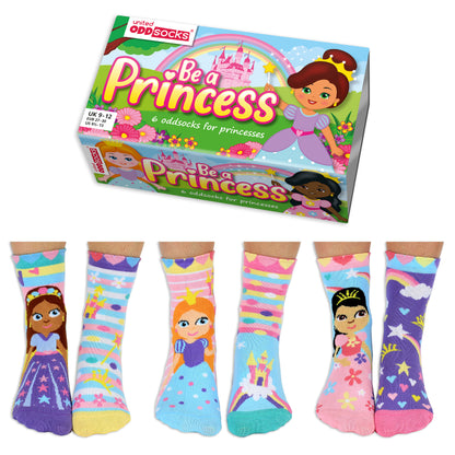 Be a Princess Prinzessin Oddsocks Socken in 27-30 im 6er Set