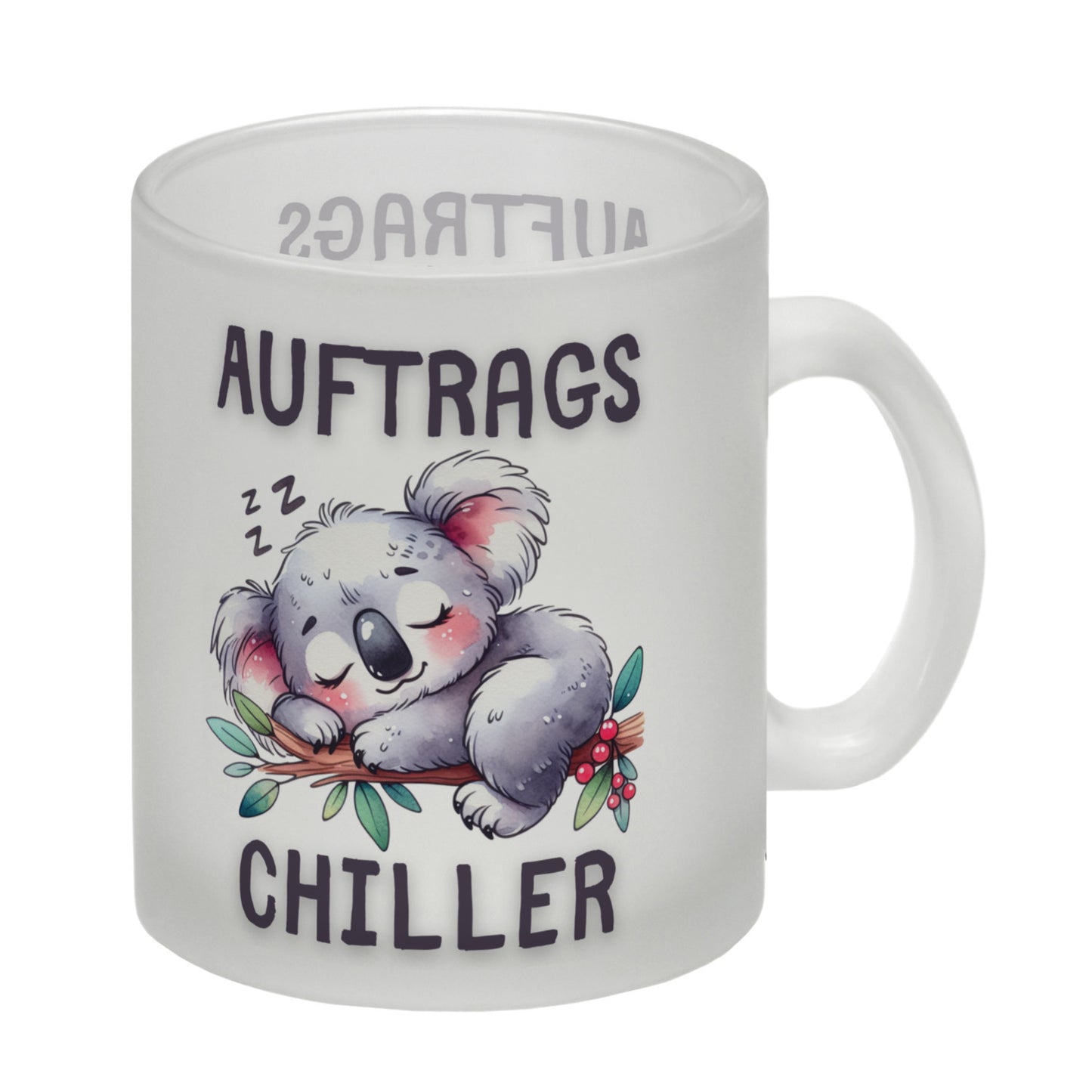 Koala Auftragschiller Glas Tasse