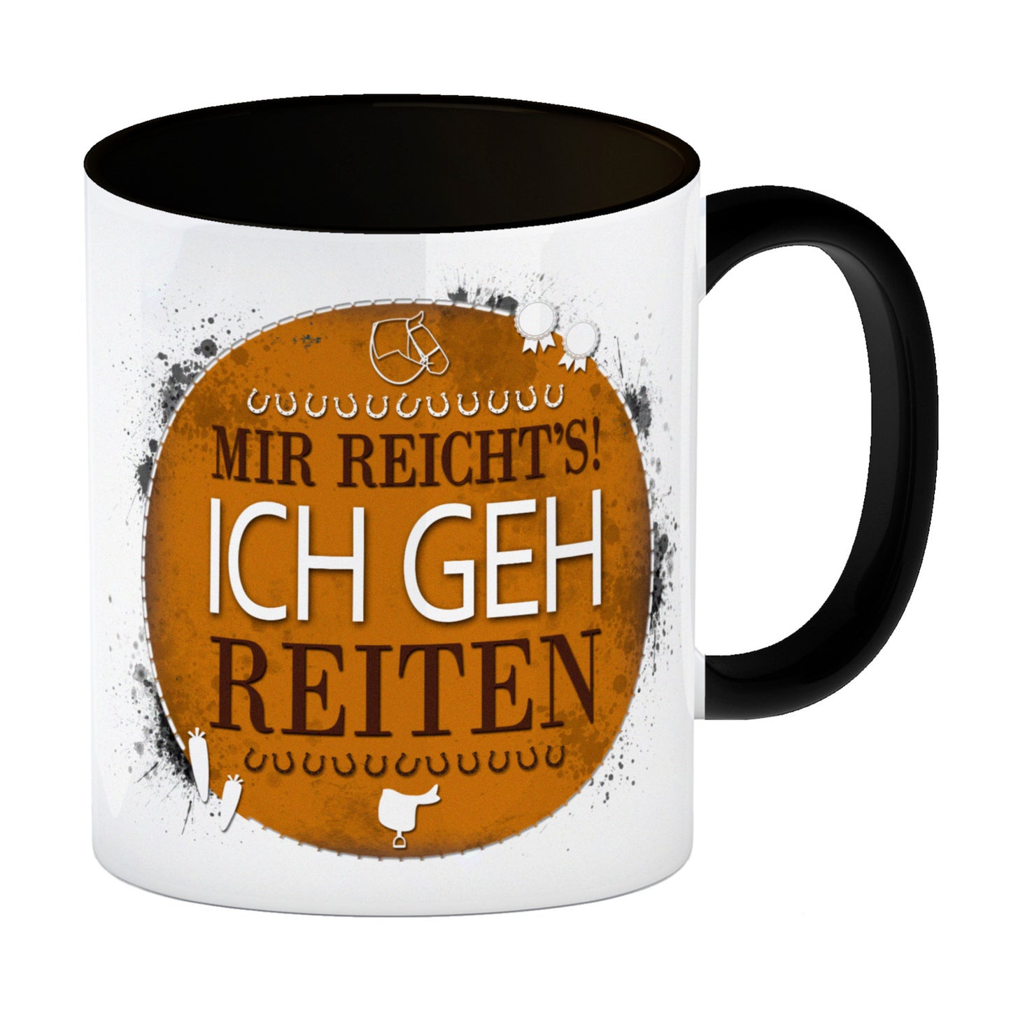 Mir reicht's! Ich geh reiten Kaffeebecher [Vtext2]