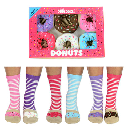 Donut Oddsocks Socken in 37-42 im 6er Set