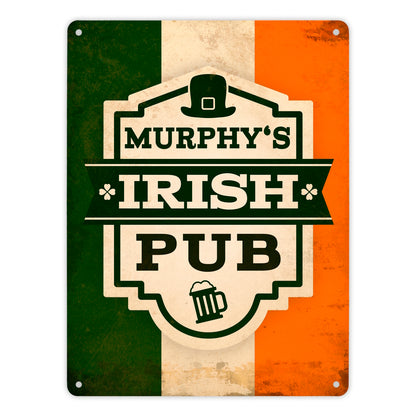 Metallschild XL mit Murphy's Irish Pub Motiv