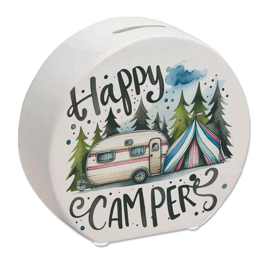 Happy Campers Wohnwagen Spardose