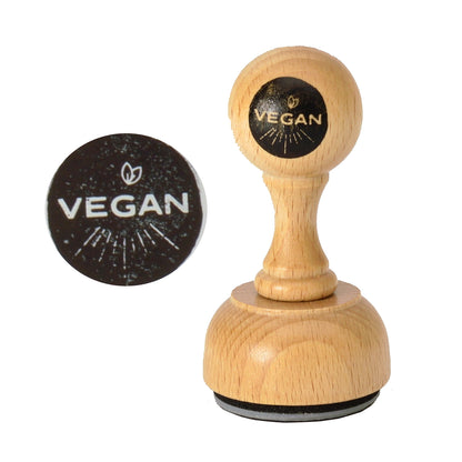 Vegan Holzstempel