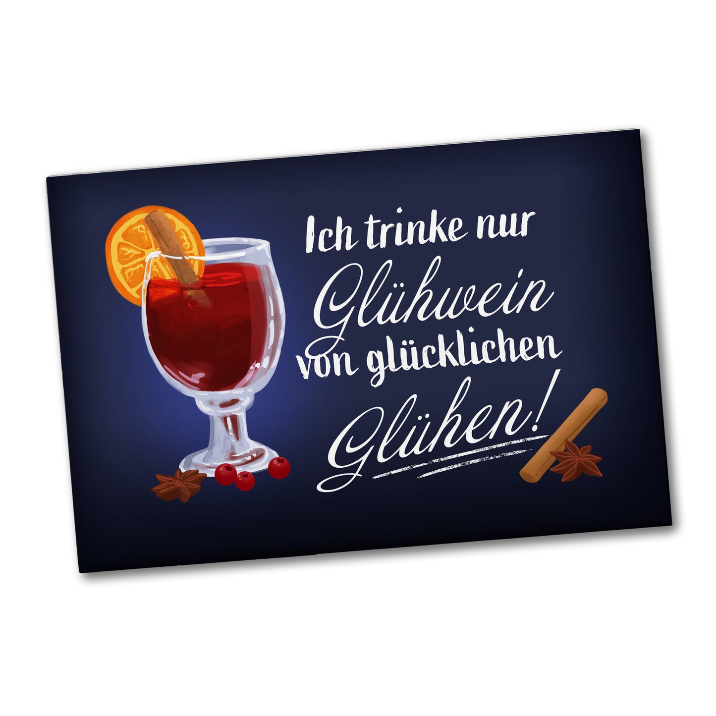 Glühwein von glücklichen Glühen Souvenir Magnet