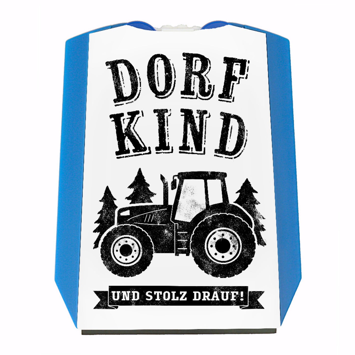 Dorfkind Trecker Parkscheibe mit Spruch Dorfkind und stolz drauf