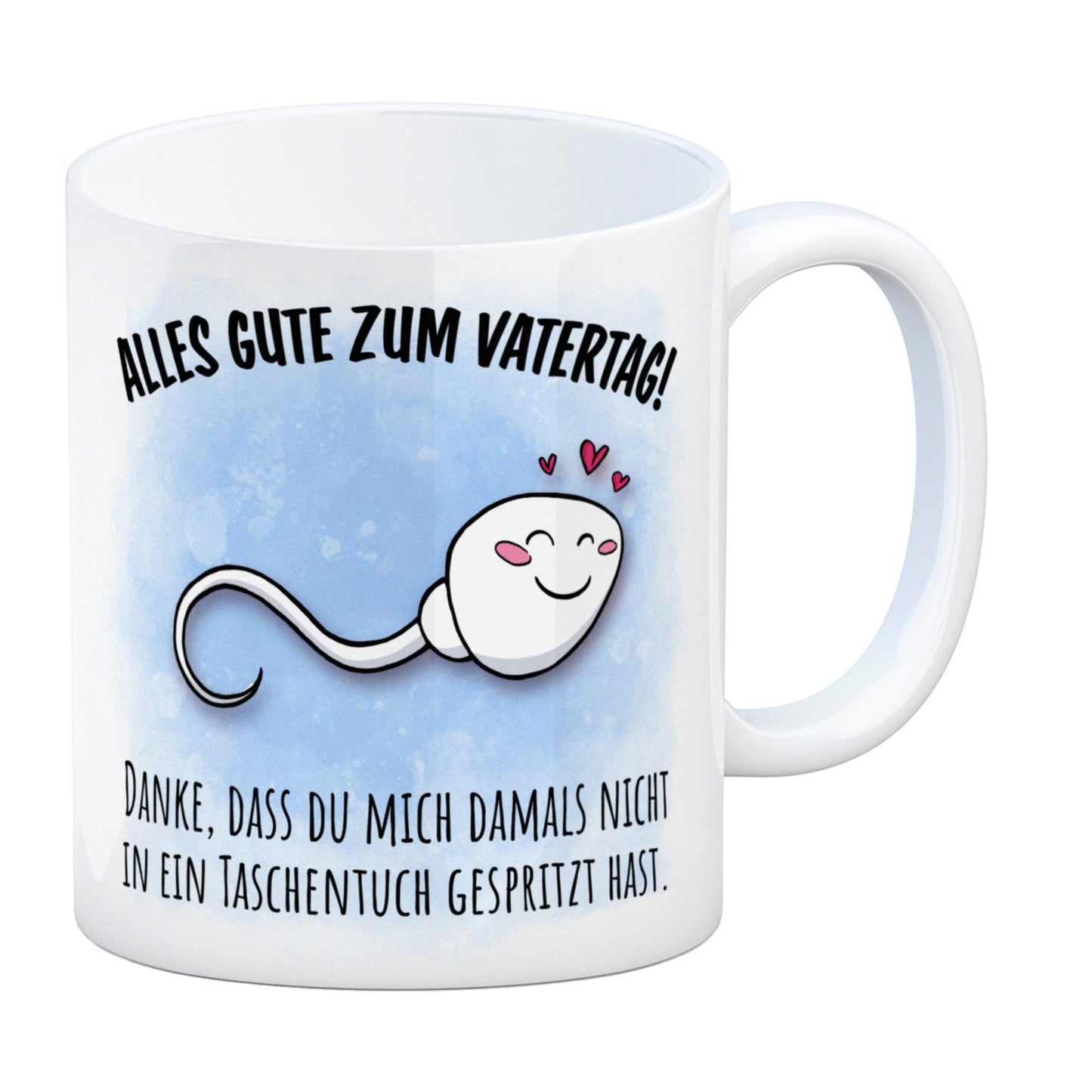 Danke Papa, dass du nicht Kaffeebecher zum Vatertag mit Taschentuch Spruch