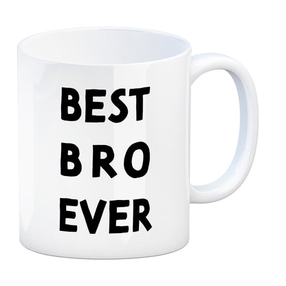 Bester Bruder Kaffeebecher mit Spruch Best bro ever