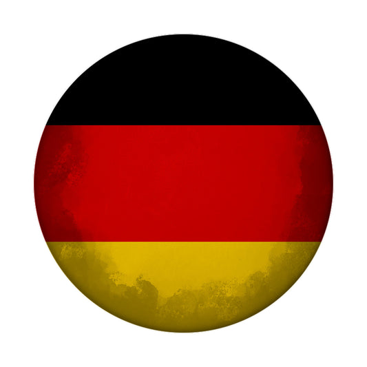 Deutschland Flagge Magnet rund