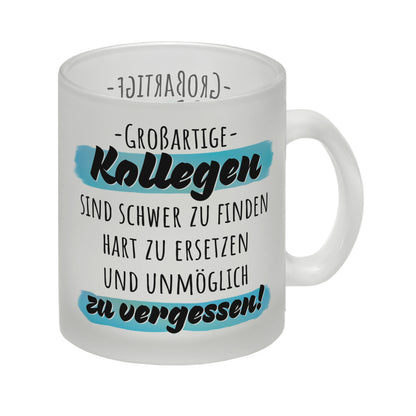 Großartige Kollegen sind schwer zu finden Glas Tasse