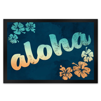 Aloha - Fußmatte XL im Hawaiilook