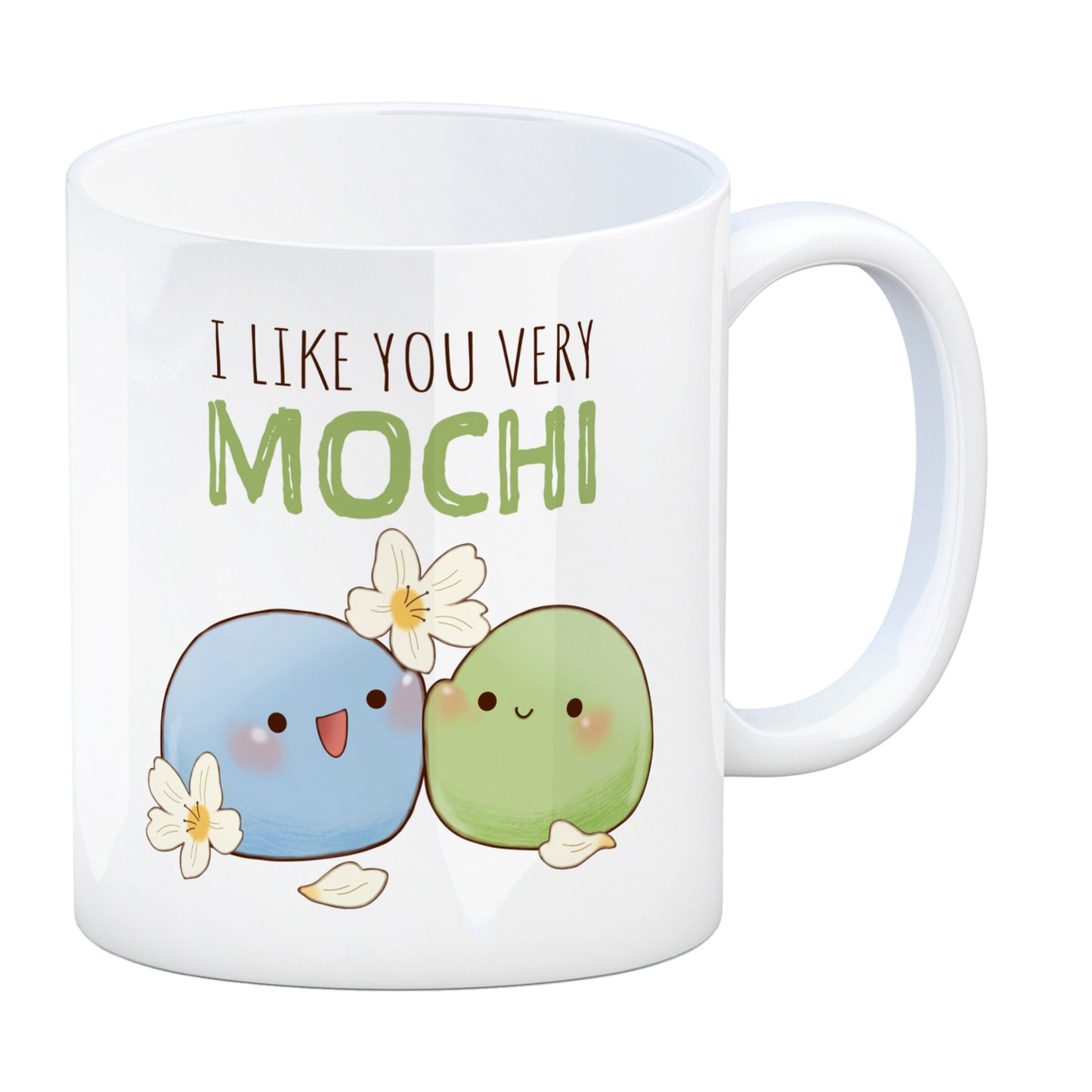 Mochi Freunde Kaffeebecher mit Spruch I like you very Mochi