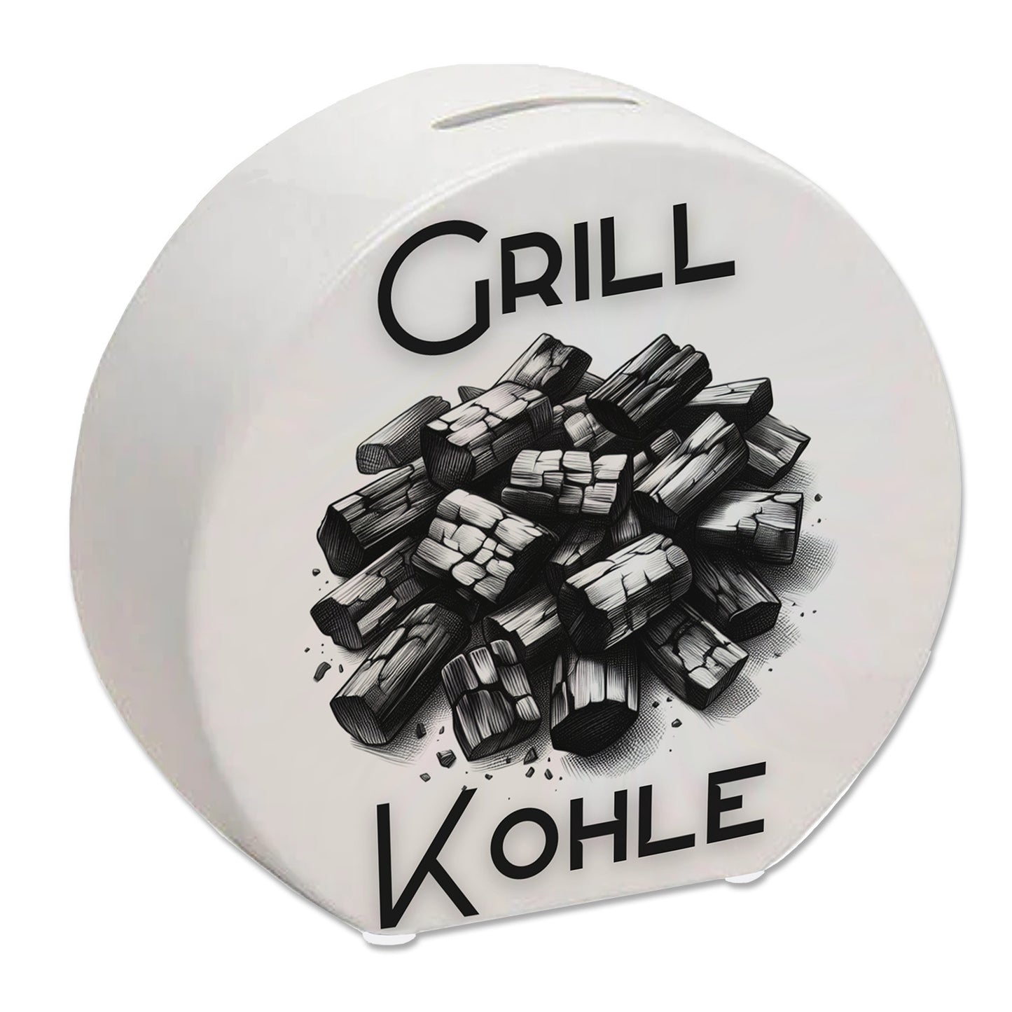 Grillkohle Spardose