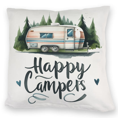 Happy Campers Wohnwagen Kuschelkissen