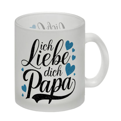 Ich Liebe Dich Papa Glas Tasse