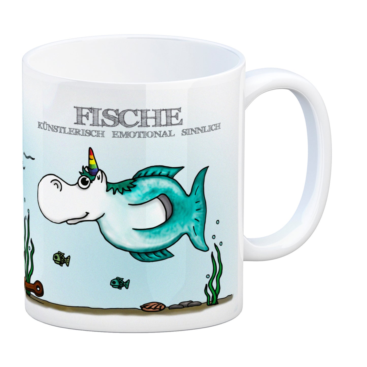 Honeycorns Sternzeichen Fische Kaffeebecher