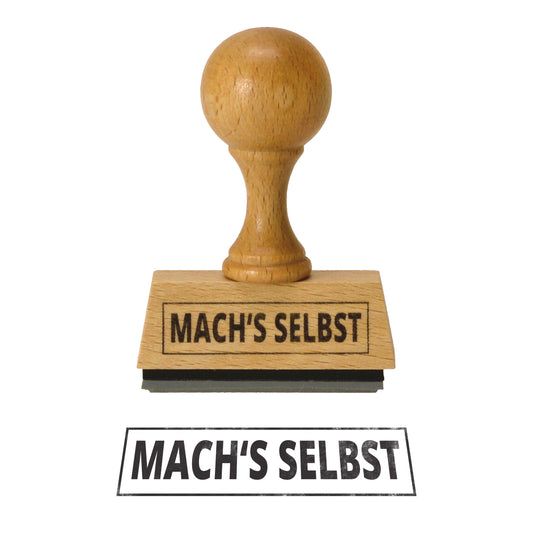 Mach's Selbst Holzstempel