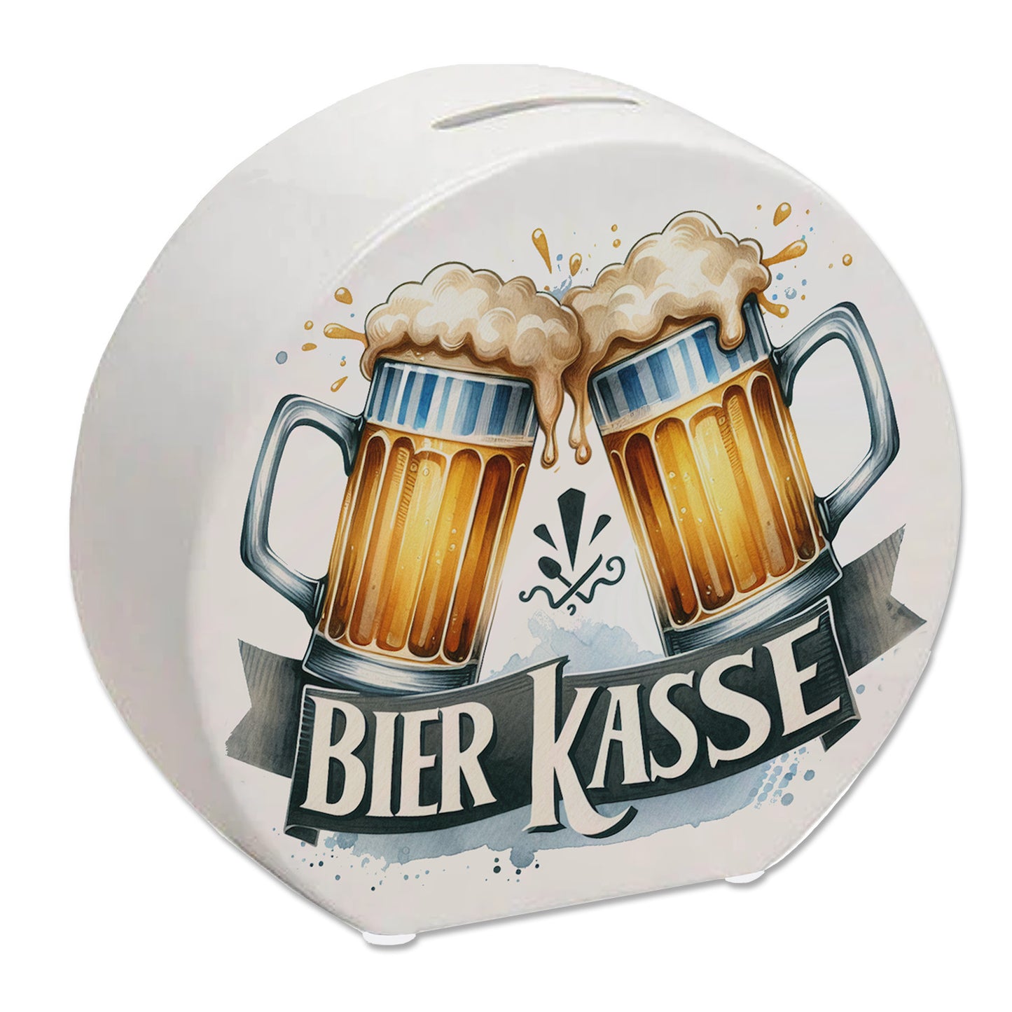 Bier Spardose mit Spruch Bier Kasse