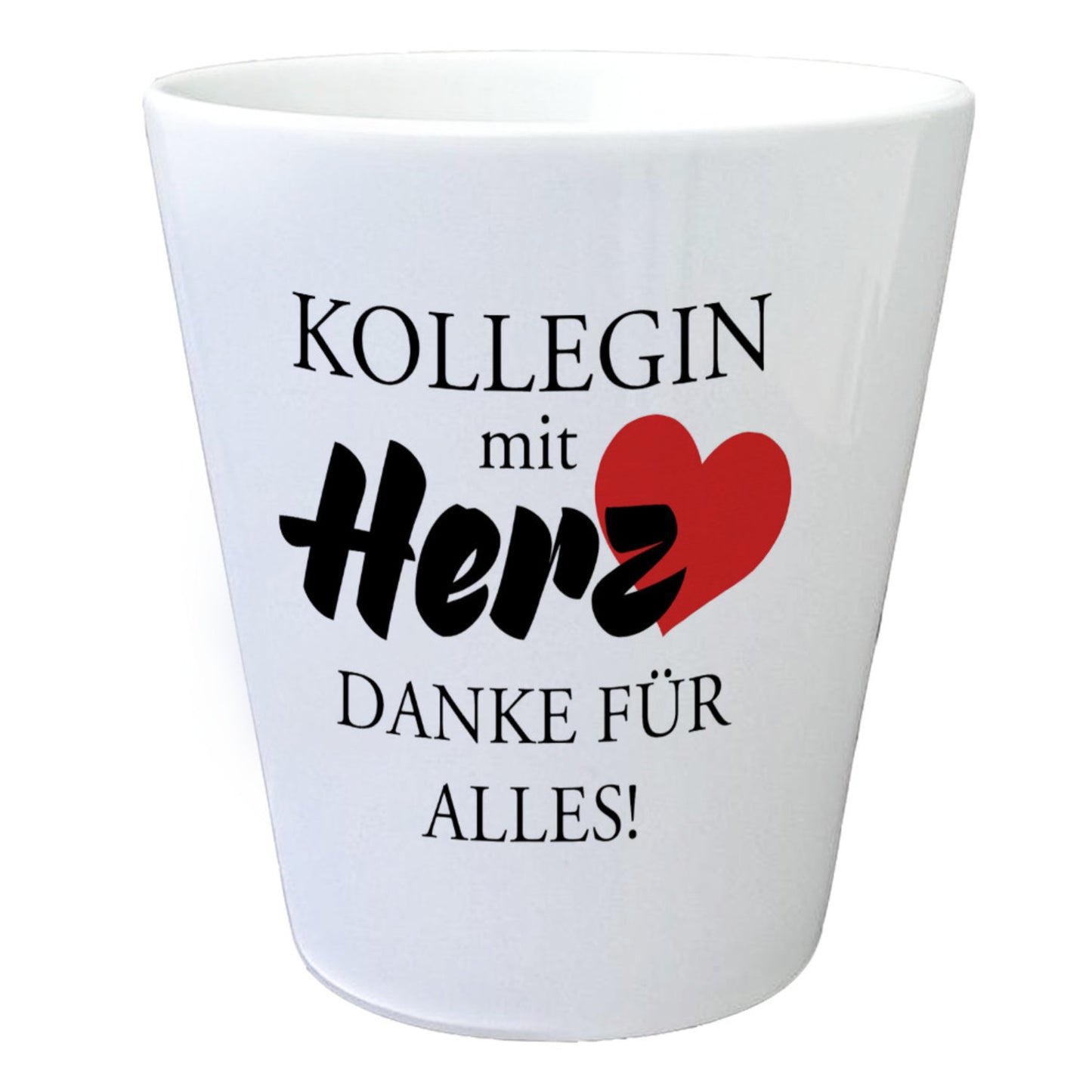 Kollegin mit Herz Danke für alles Blumentopf