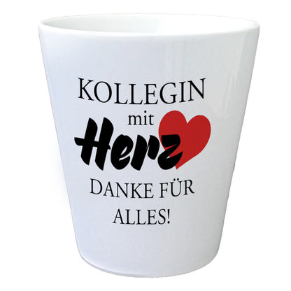 Kollegin mit Herz Danke für alles Blumentopf