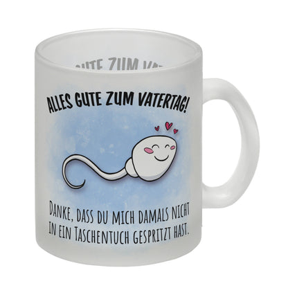 Danke Papa, dass du nicht Glas Tasse zum Vatertag mit Taschentuch Spruch