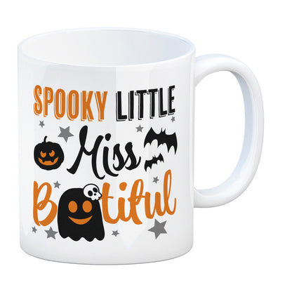 Geister Kaffeebecher mit Spruch- Spooky little Miss Bootiful