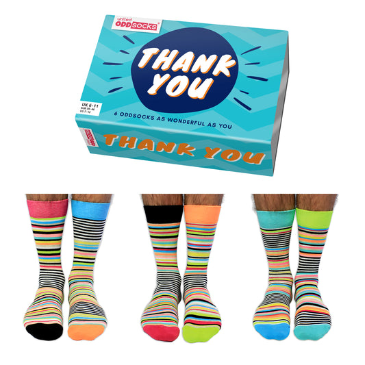 Thank You Danke Oddsocks Socken in 39-46 im 6er Set