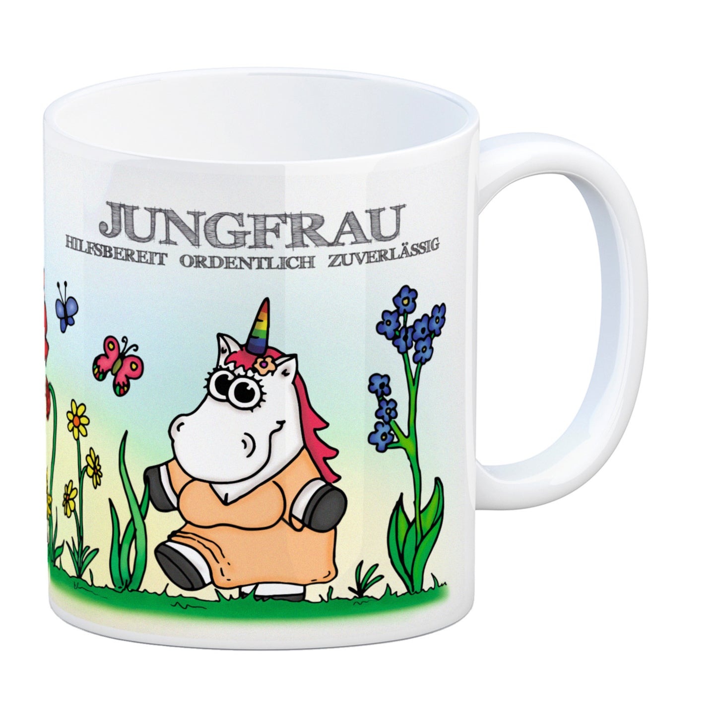 Honeycorns Sternzeichen Jungfrau Kaffeebecher