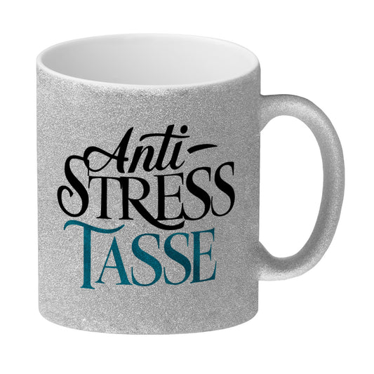 Anti-Stress Tasse Glitzer-Kaffeebecher für Ruhe