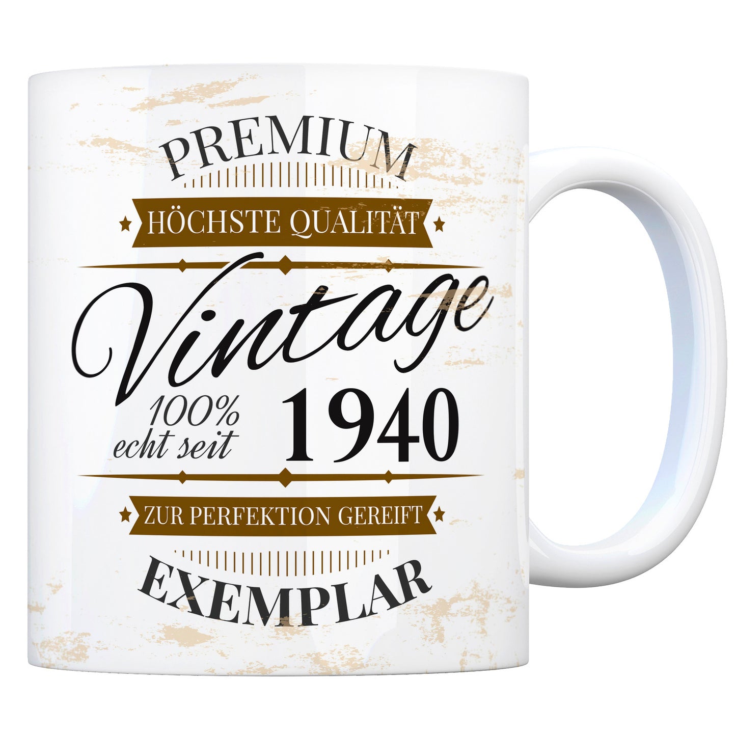 Vintage Tasse 100% echt seit 1940 - Premium Exemplar - Zur Perfektion gereift -