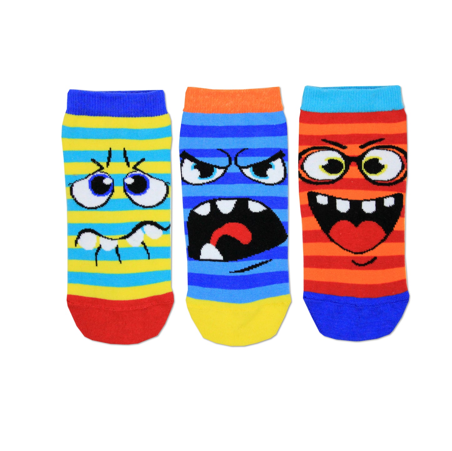 Gesichter Füßlinge Oddsocks Socken in 30,5-38,5 im 3er Set