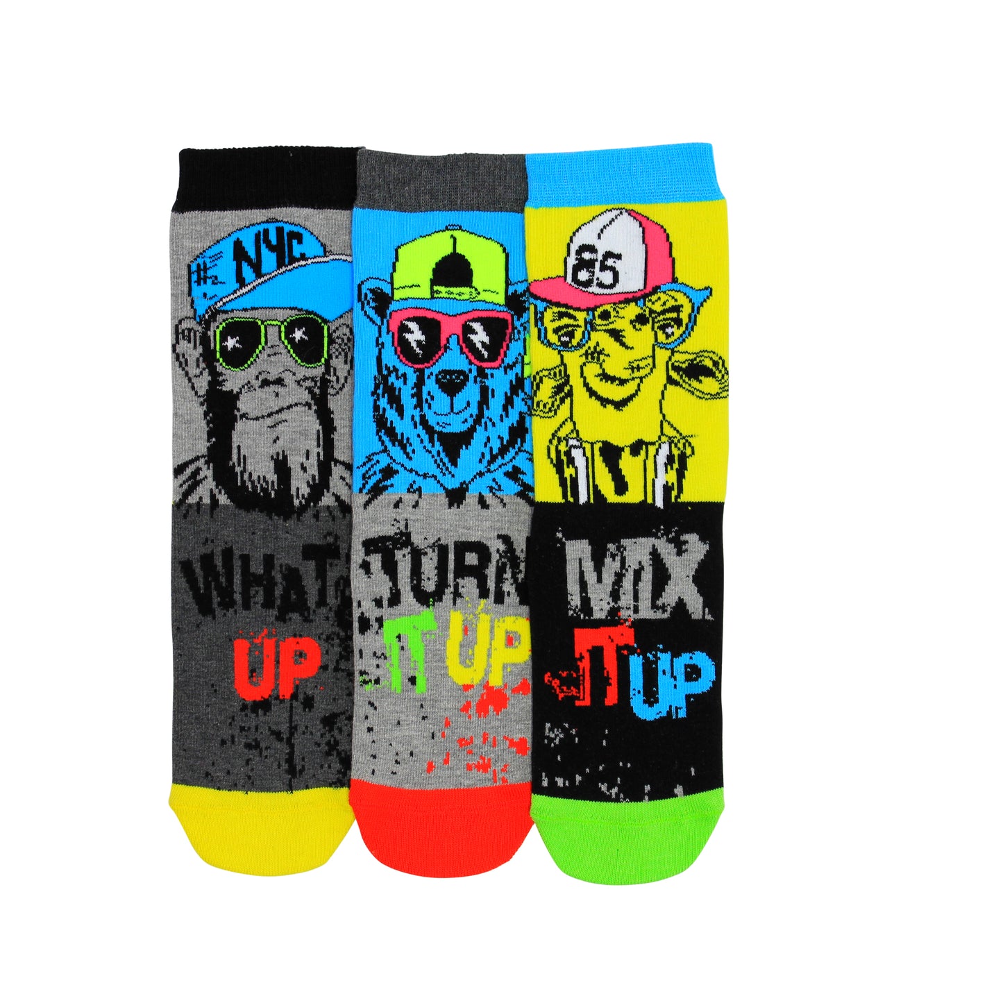 Coole Tiere Oddsocks Socken in 30,5-38,5 im 3er Set