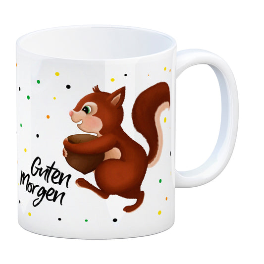 Guten Morgen Eichhörnchen Kaffeebecher