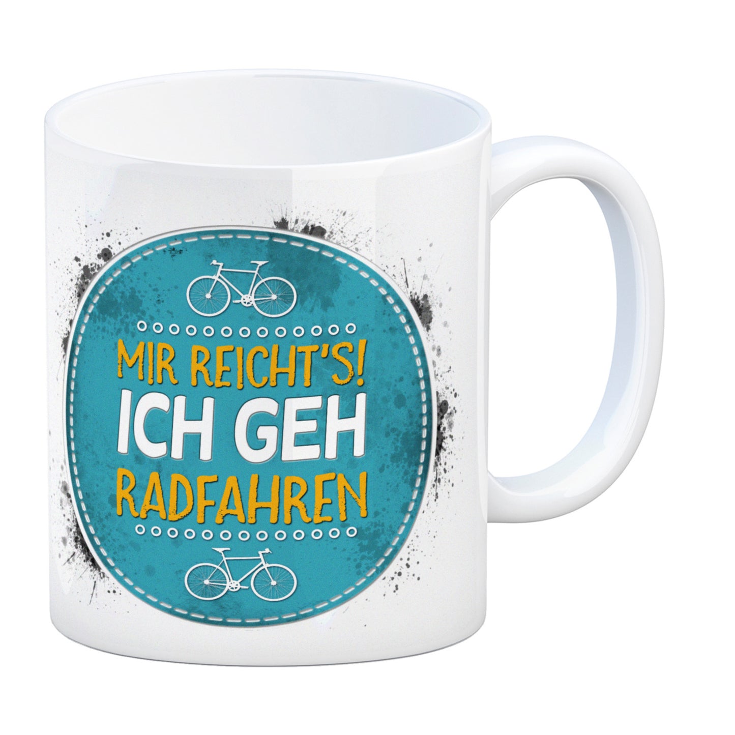 Mir reicht's! Ich geh radfahren Kaffeebecher