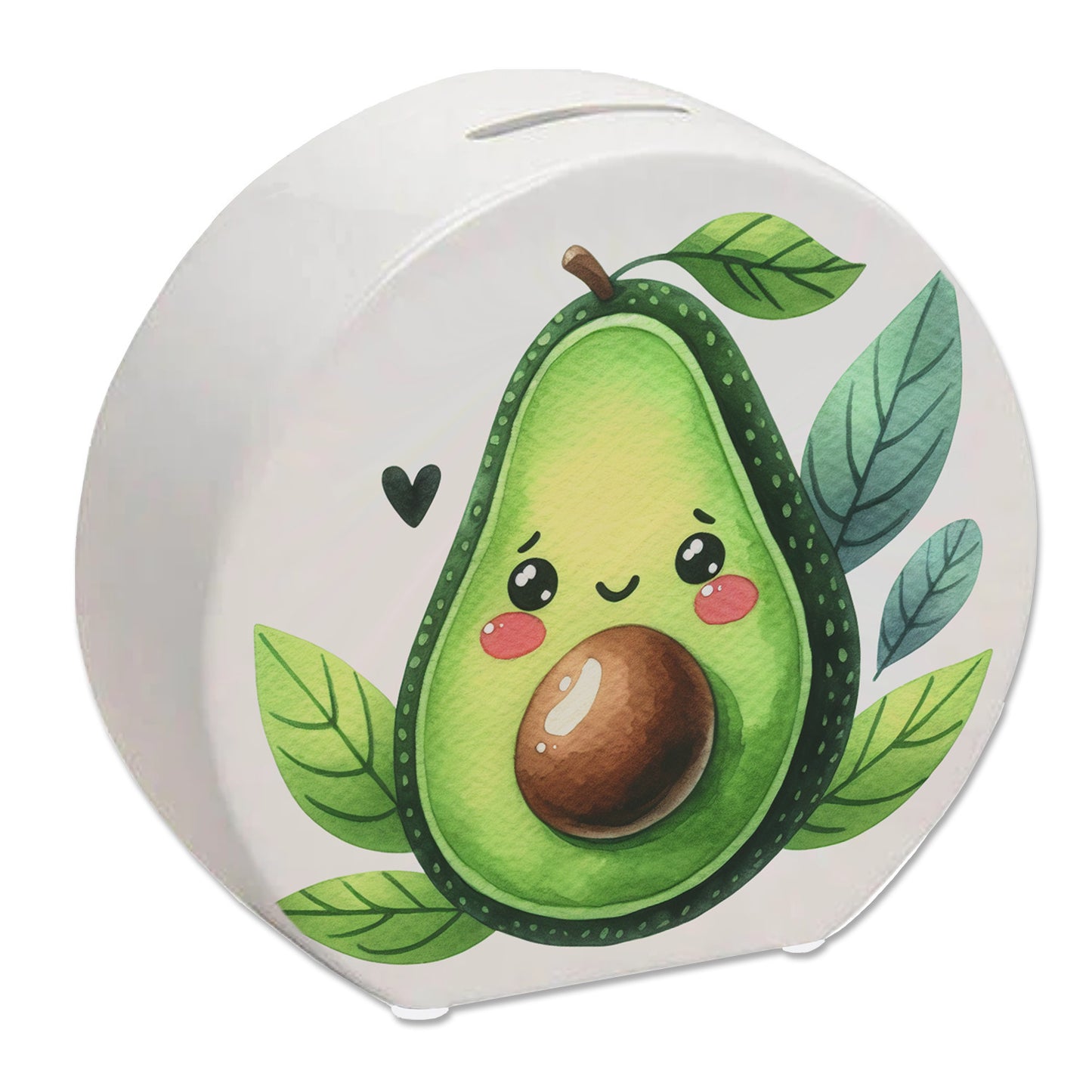 Lächelnde Avocado Spardose