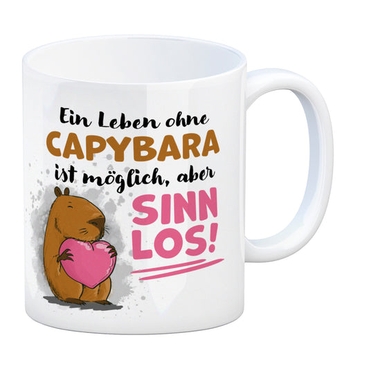 Ein Leben ohne Capybara ist möglich, aber sinnlos Kaffeebecher