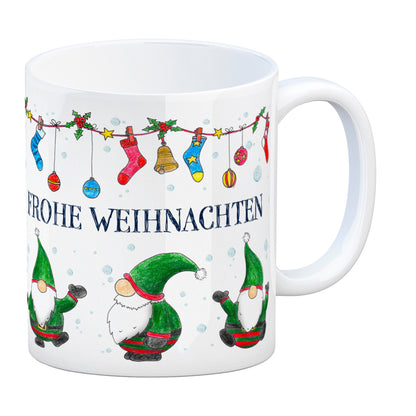 Frohe Weihnachten Wichtel Kaffeebecher