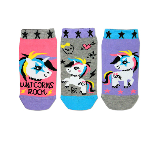 Punk Einhorn Füßlinge Oddsocks Socken in 30,5-38,5 im 3er Set