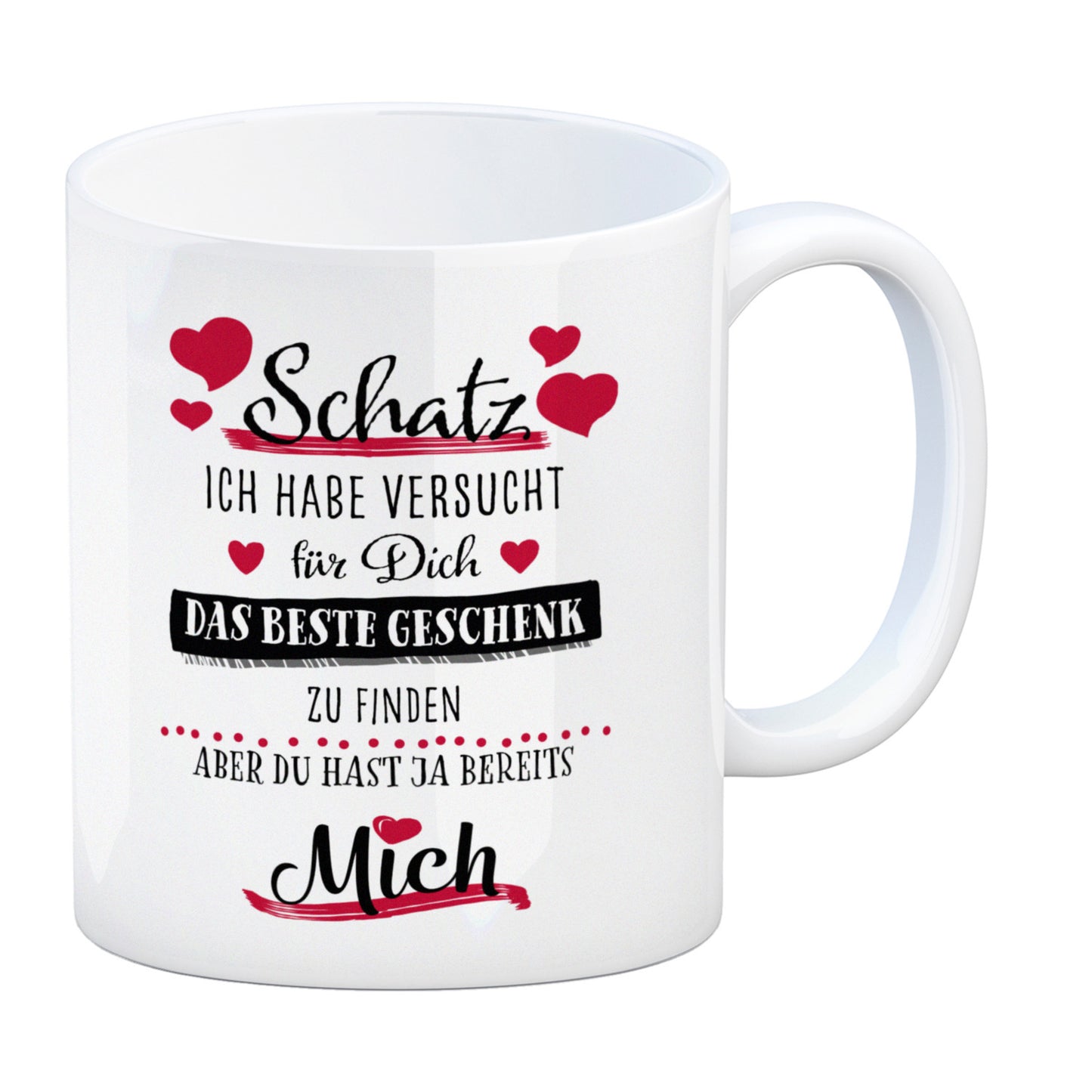 Bestes Geschenk für Schatz zum Valentinstag Kaffeebecher