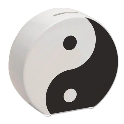 Spardose mit dekorativem Yin und Yang Design - chinesische Philosophie