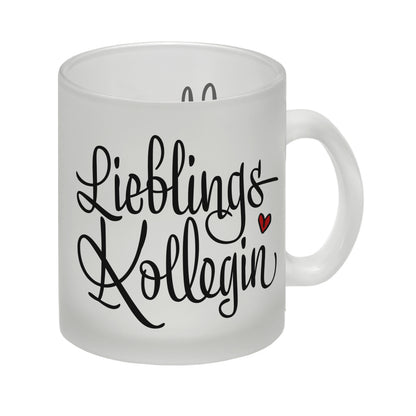 Lieblingskollegin Glas Tasse