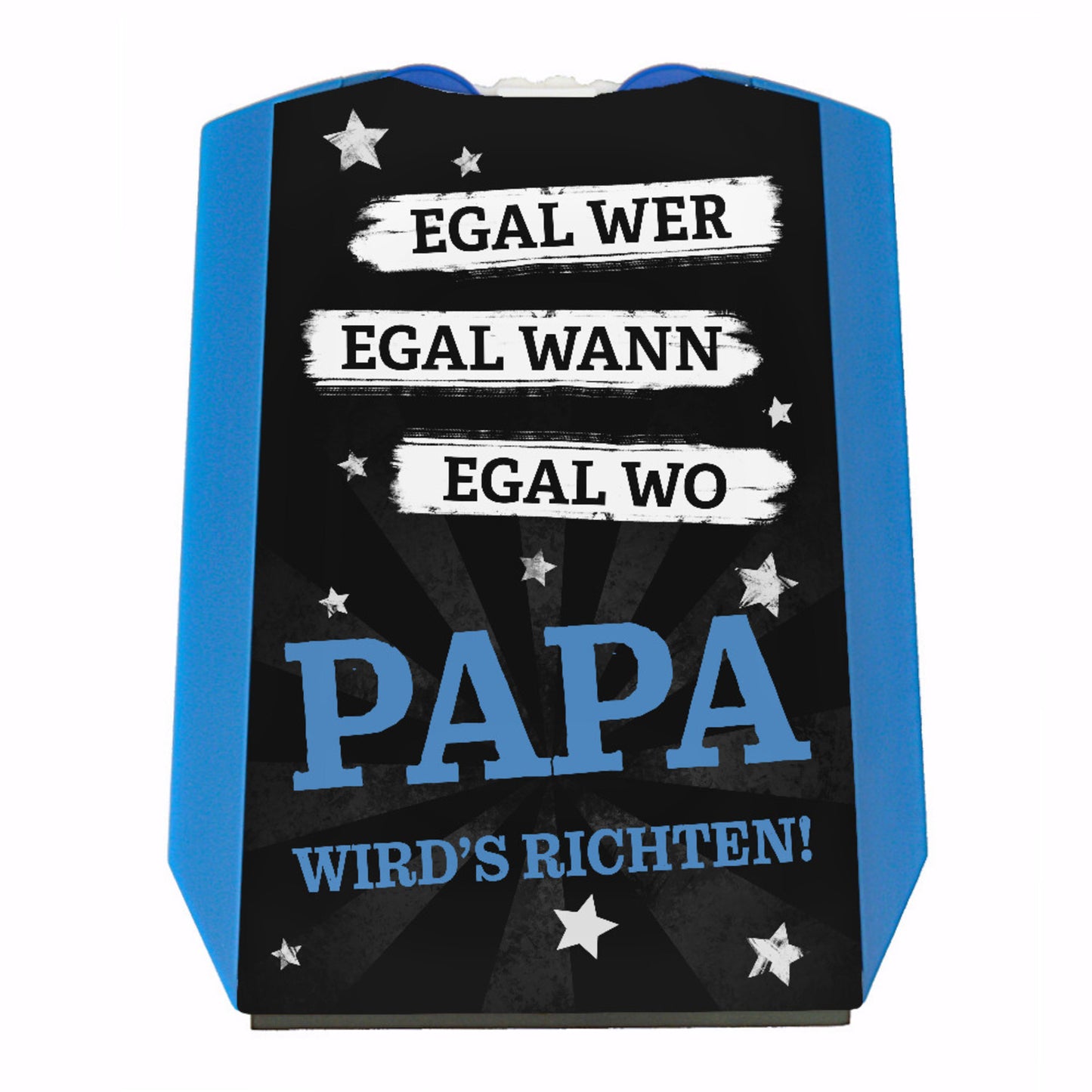 Papa wird’s richten Parkscheibe mit 2 Einkaufswagenchips