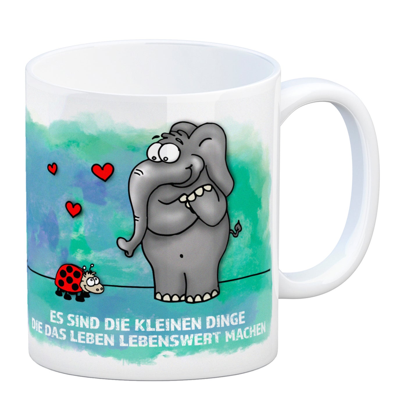 Es sind die kleine Dinge die das Leben lebenswert machen Kaffeebecher