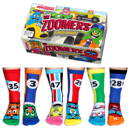 The Zoomers Rennwagen Oddsocks Socken in 30,5-38,5 im 6er Set