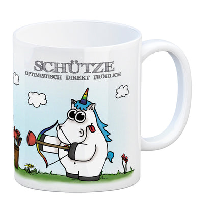 Honeycorns Sternzeichen Schütze Einhorn Kaffeebecher