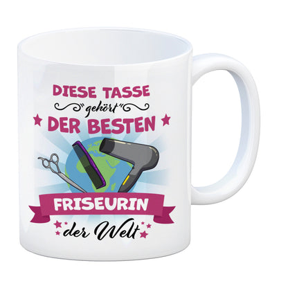 Beste Friseurin der Welt Kaffeebecher