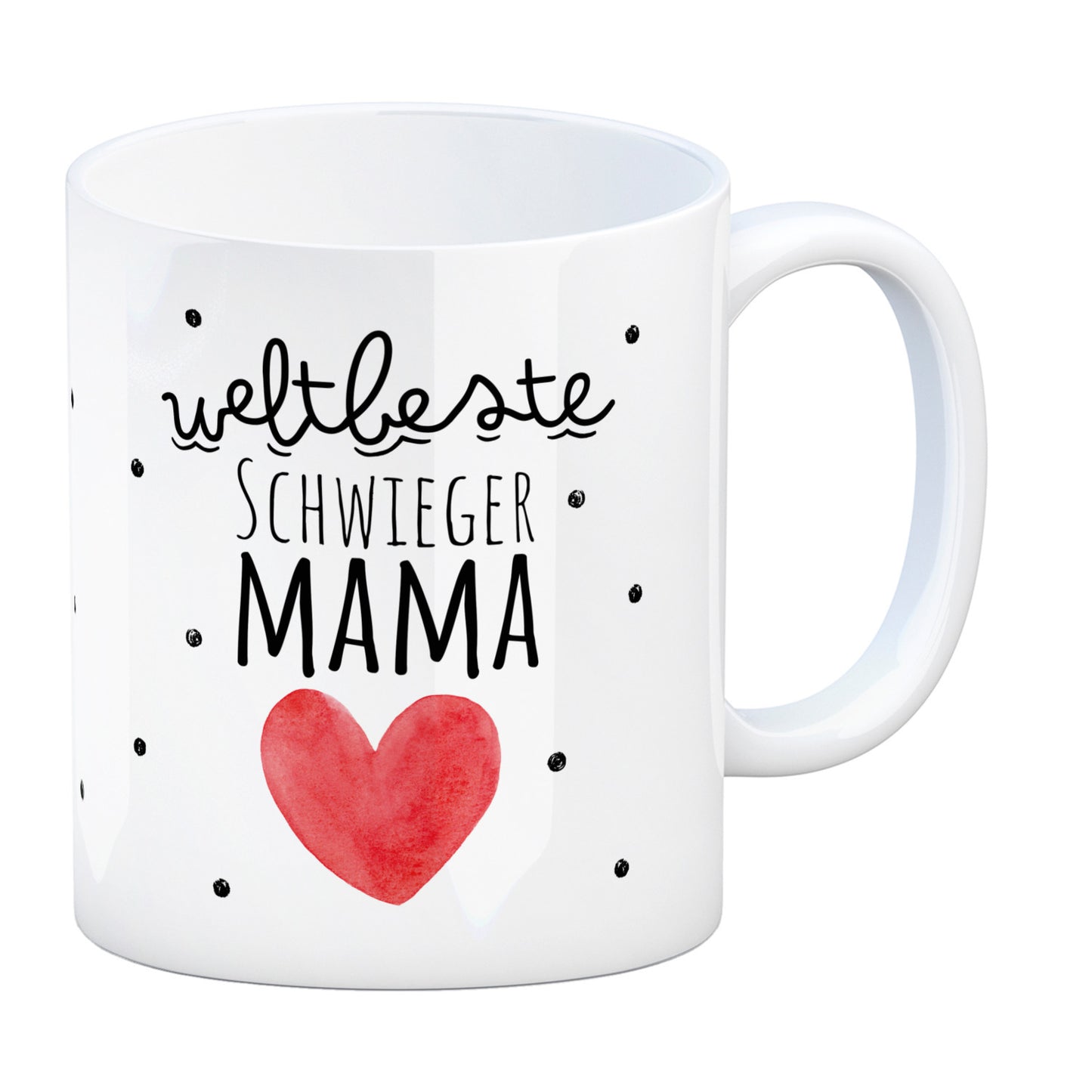 Schwiegermutter Kaffeebecher mit Spruch Weltbeste Schwiegermama