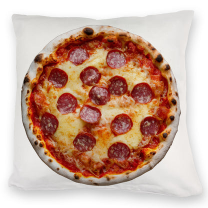 Fast Food Salami Pizza Kuschelkissen